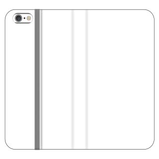 iPhone 6S Sheath Folio -Rough Duality-Blank