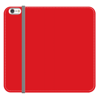 iPhone 6S Sheath Folio -Rough Duality-Red