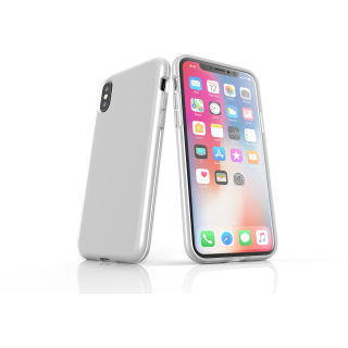 iPhone XSM Clear Flex Case Clear Frosted