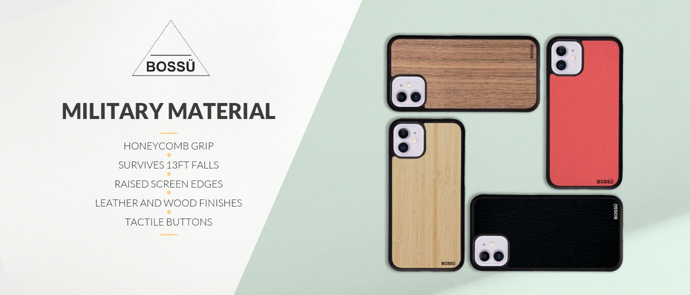 Leather & Wood Sheath Cases For Mobile Phones